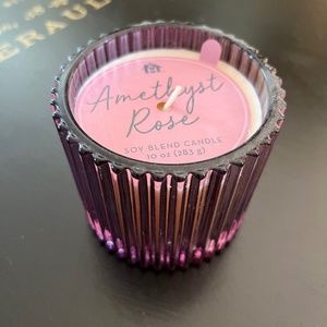 Amethyst Rose Candle